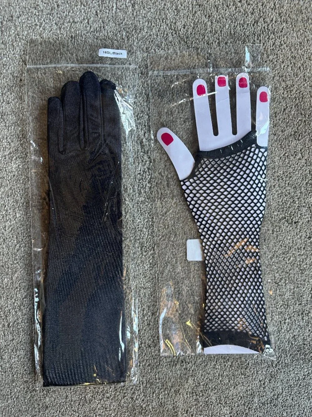 Sexy! Long Black Gloves! Lot of 2